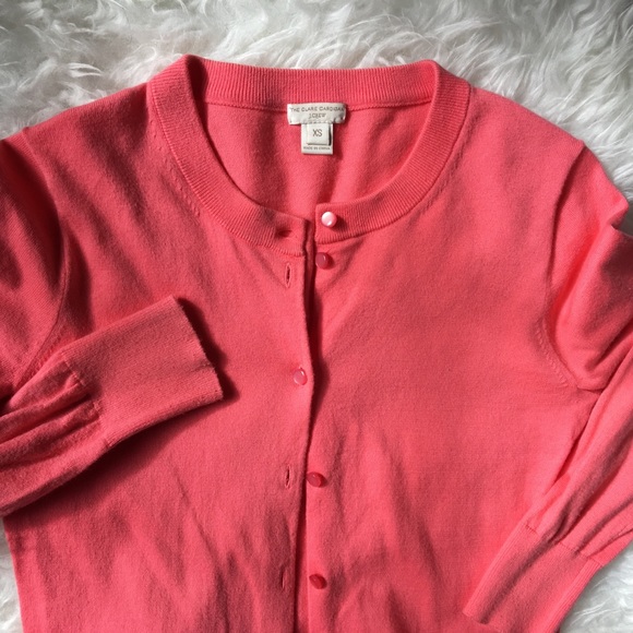 J. Crew Sweaters J Crew Cotton Cardigan Coral The Clare Poshmark